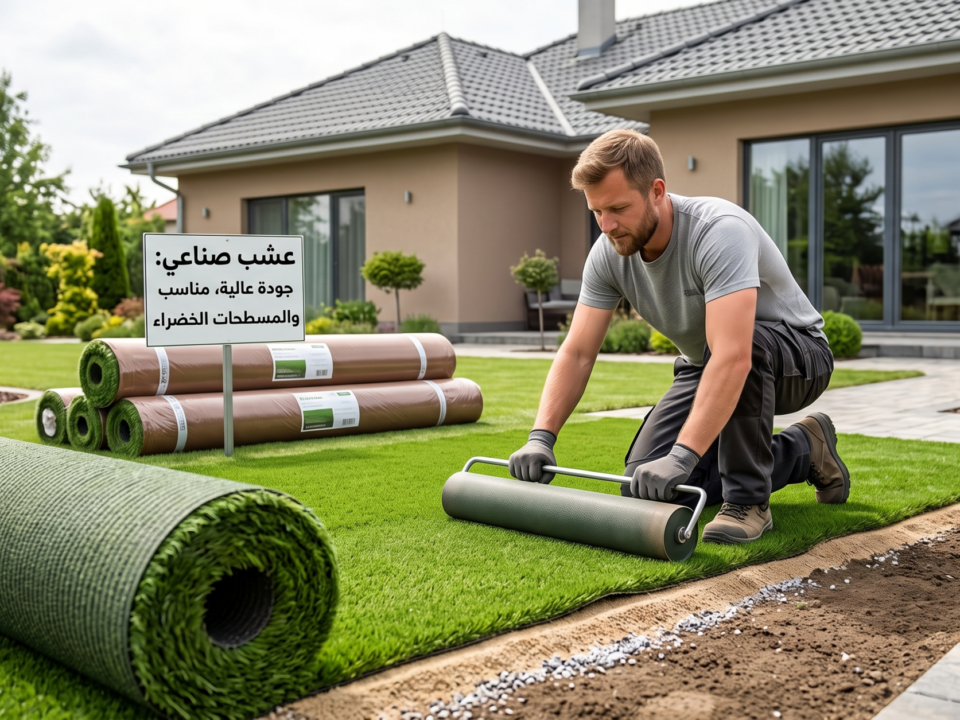 عشب صناعي سعر المتر
